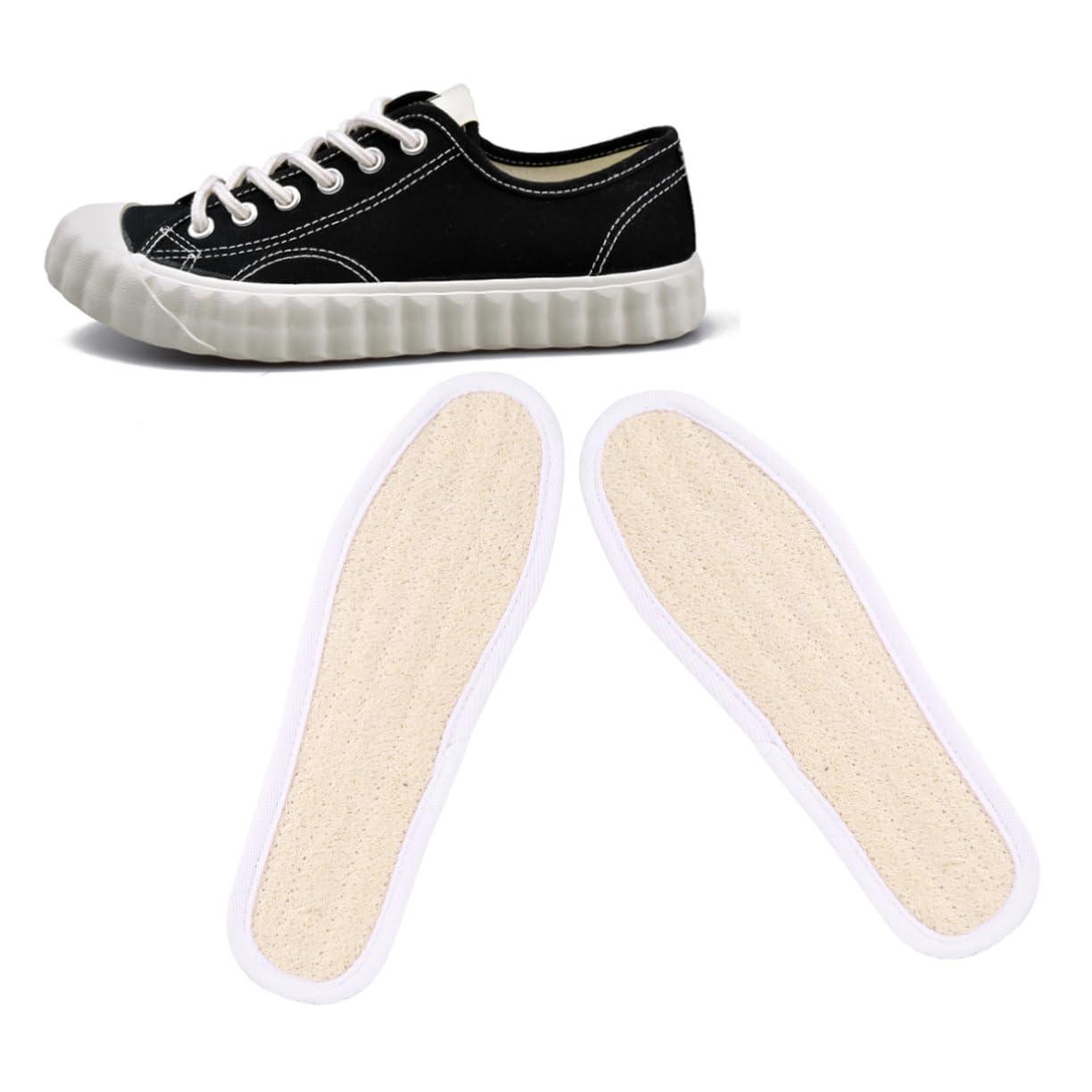 NOLITOY NOLITOY 2 Pairs Insole Sports Shoe Pad Boot Feet Shoe Inserts Plantar Sports Shoes Loofah Inserts Breathable Shoe Cutable Foot Inserts Loofah Shoe Pad Cushion Soles Sole of Foot