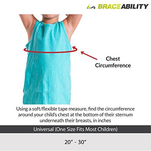 BraceAbility BraceAbility Pediatric Shoulder Immobilizer | Child Size Arm Sling Stabilizer for Broken Collarbone & Shoulder Injuries - Fits Toddlers, Kids, Youth & Teens (20" - 30" Chest Circumference)