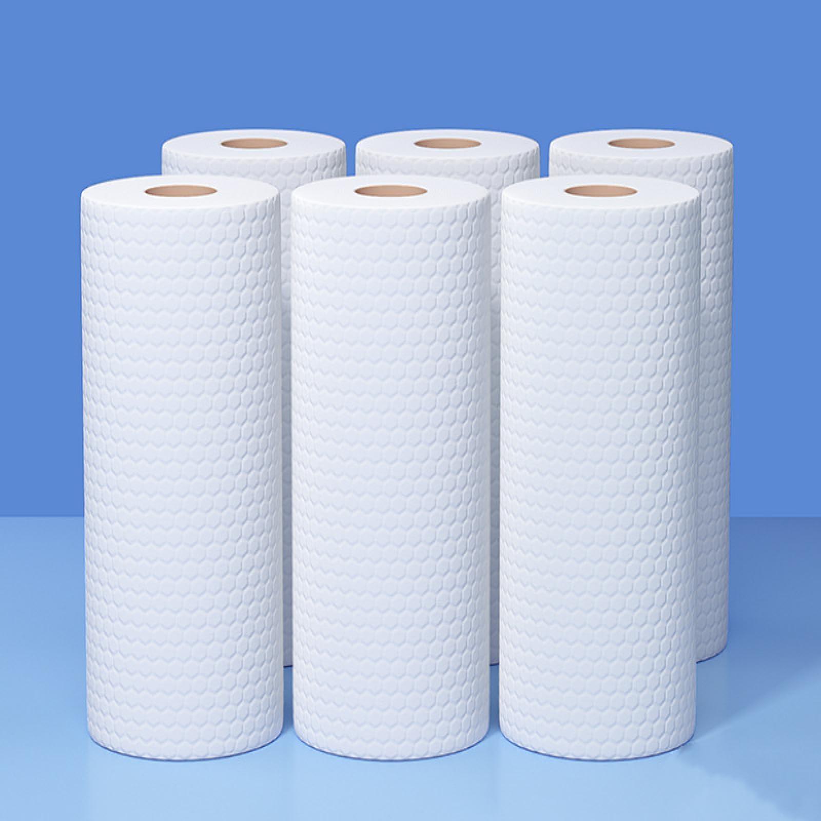 enpap enpap Lazy rag Print, Kitchen Non-Woven Fabric, Wet and Dry, Daily Necessities, scouring pad, rag, Disposable Kitchen Paper Print 25x25x50pieces