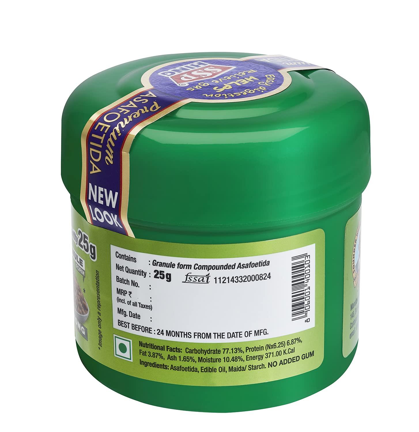 SSP ASAFOETIDA SSP Crystal Asafoetida(Hing) (25G)