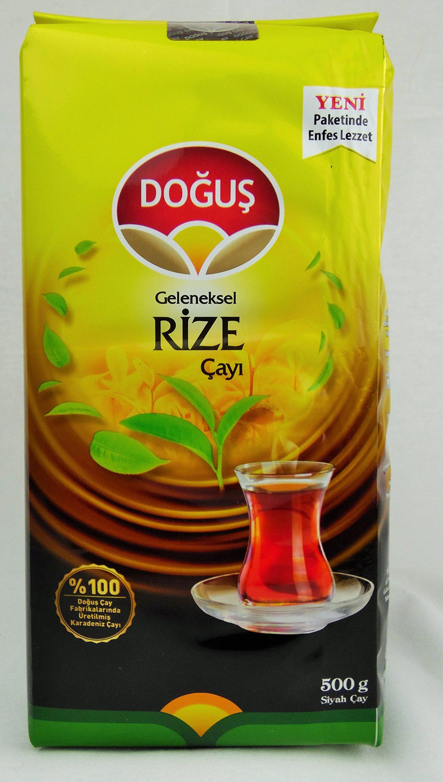 Dogus Dogus Exclusive Turkish Black Tea Series (Traditional Rize Tea 16.9 Oz / 500 Gr , Single Pack )