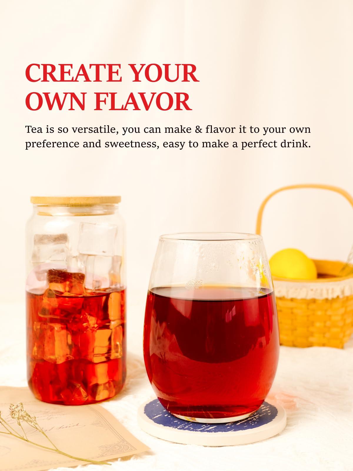 TeeLux TeeLux Decaf Earl Grey Tea Bags, Decaffeinated Black Tea Blended with Natural Bergamot, Smooth & Full-Bodied, Enjoy Hot or Iced, 100 Count