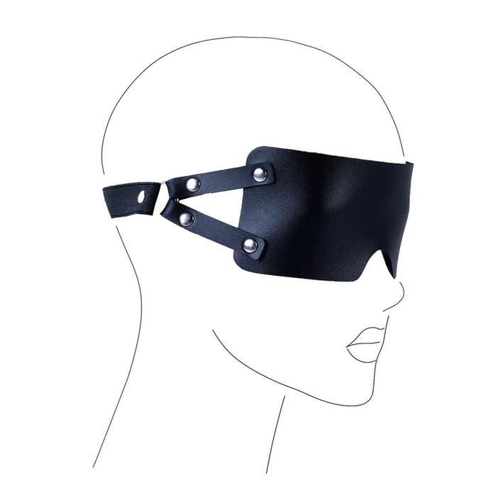 MFMYEE MFMYEE Sexy Sleep Eye Mask-Luxury Sleeping Light Blocking Leather Eye Mask, Blindfold Masquerade Mask for Women,for Adult Games,Cosplay
