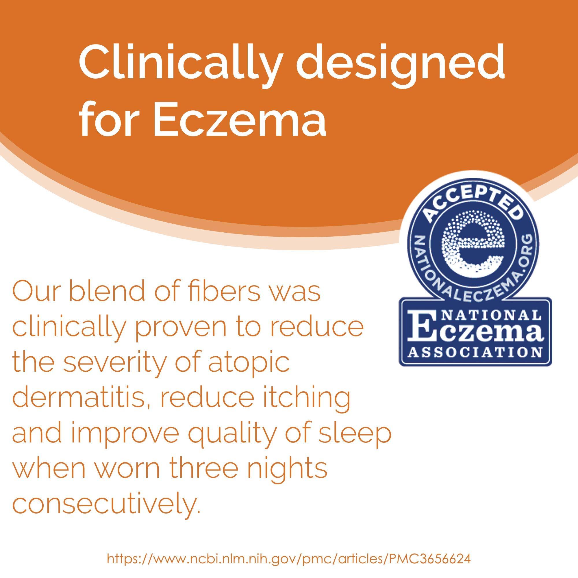 YoRo Naturals Remedywear Light Support Eczema Bra for Sensitive Skin, Tencel and Zinc, Hypoallergenic (White, XL)