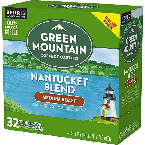 Green Mountain Coffee Roasters Green Mountain Coffee Roasters Nantucket Blend, Single-Serve Coffee K-Cup Pods, Medium Roast, 32 Count