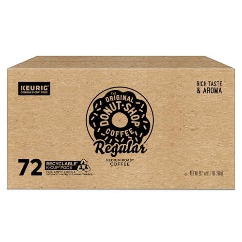 The Original Donut Shop The Original Donut Shop Regular Keurig Single-Serve K-Cup Pods, Medium Roast Coffee, 12 Count (Pack of 6), Total 72 Count