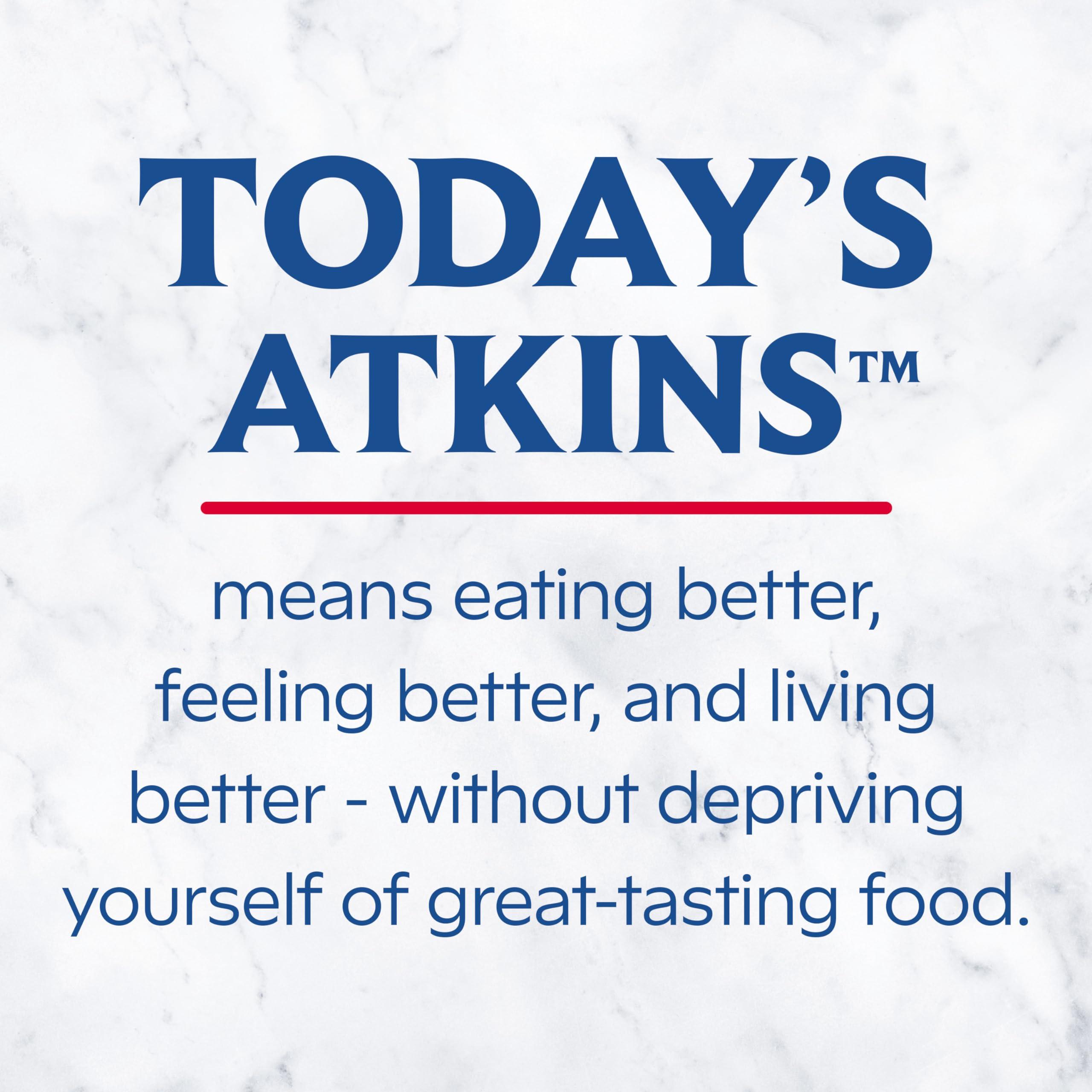 Atkins Atkins Caf au Lait Iced Coffee Protein Shake, 15g Protein, Low Glycemic, 3g Net Carb, 1g Sugar, Keto Friendly, 12 Count