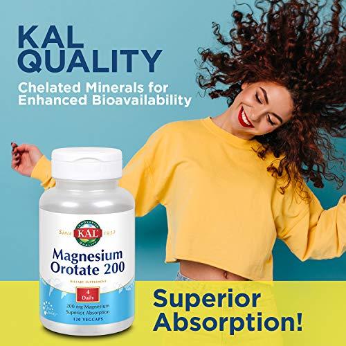 KAL KAL - Magnesium Orotate, 200 mg, 60 tablets
