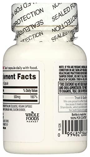 365 by Whole Foods Market 365 by Whole Foods Market, Biotin 500MCG, 60 Veg Capsules