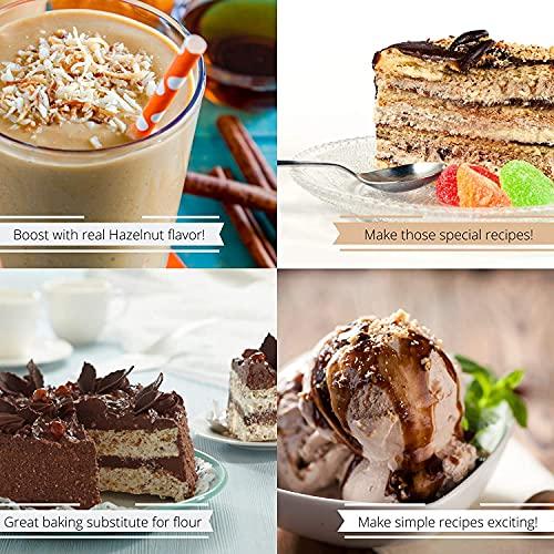 It's Delish Gourmet Ground Hazelnuts by Its Delish – 2 LBS Bulk Bag – Natural Pure Hazelnut Meal– Protein-Packed Healthy Cooking, Baking, Flavoring & Recipe Décor