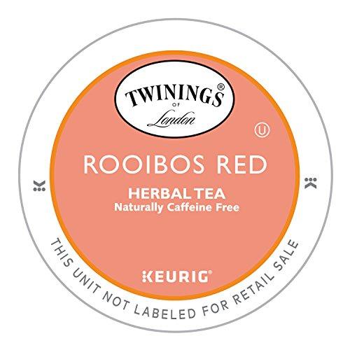 Twinings Twinings of London Pure Rooibos Herbal Tea K-Cups for Keurig, 24 count (Pack of 4)