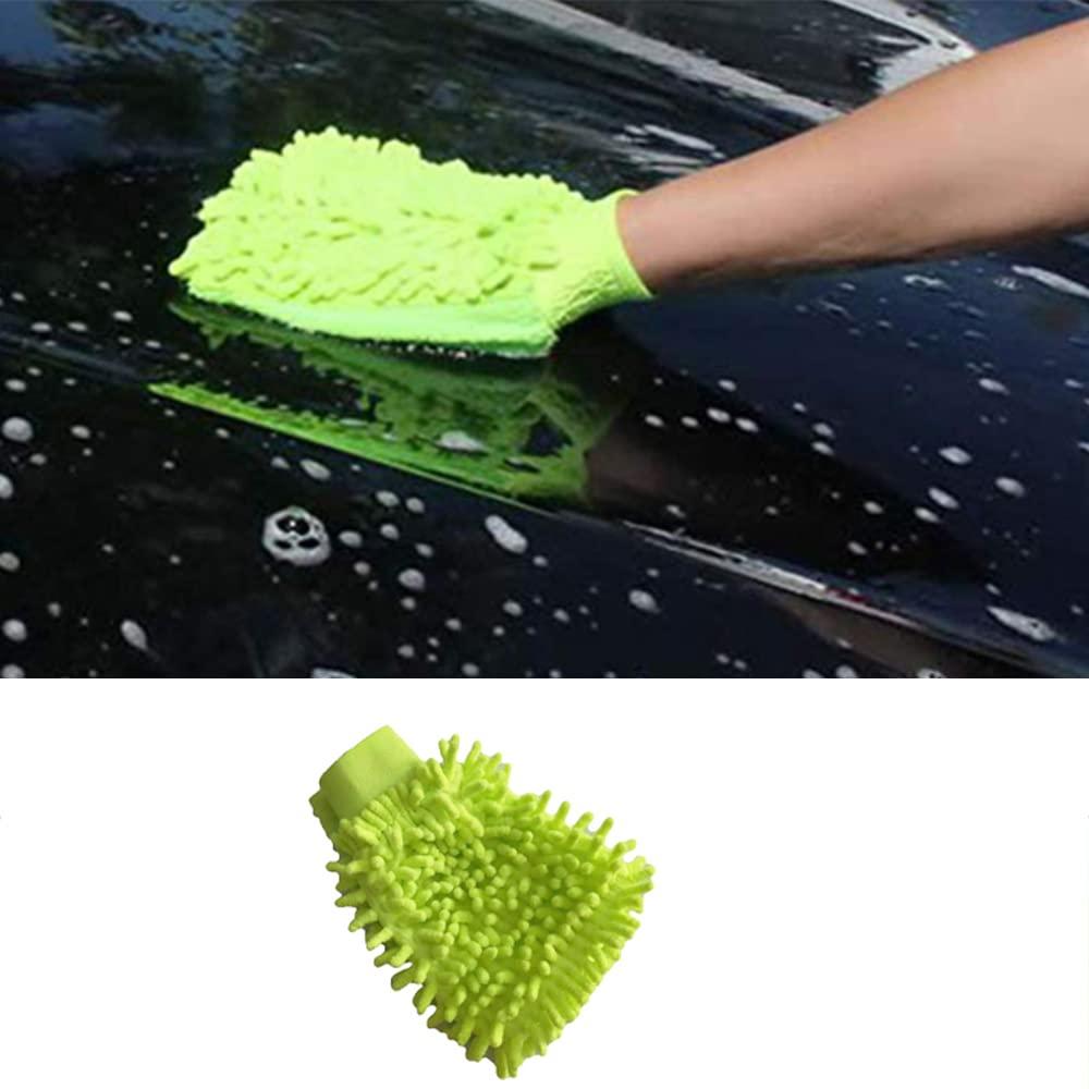 TopHomer TopHomer 5 Pcs Microfiber Gloves House Cleaning Auto Dusting Gloves for Plants House Cars Blinds Dusting Furniture and Small Objects (Pink)