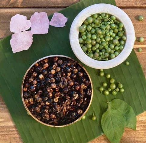 Generic Sun Dried Black Nightshade | Manathakkali Vathal | Solanum Nigrum | Fresh Naturally Rich in Fiber Kali mirch | Premium and Organic Seeds | Authentic South Indian Delicacy | Pack of 1 | 100g