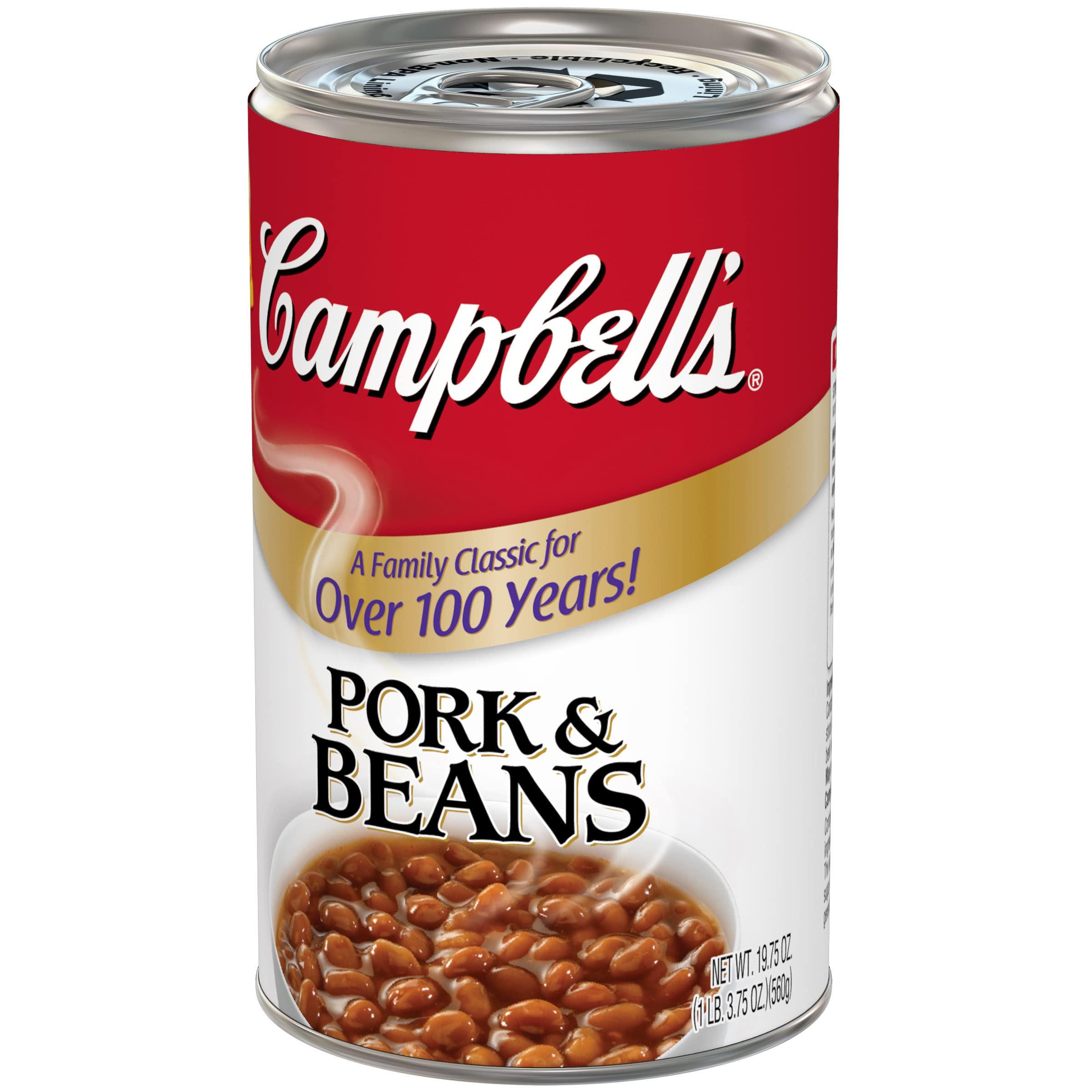 Campbell\'s Campbells Pork and Beans, 19.75 Oz Can (Pack of 4)