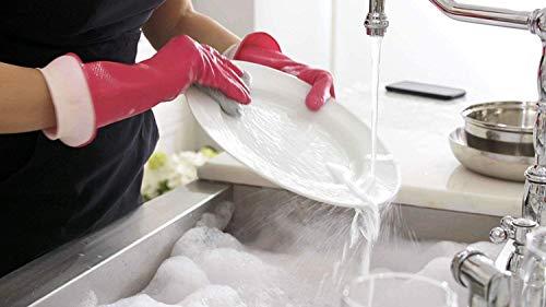 Casabella Casabella Premium Waterblock Cleaning Gloves - 6 Pair (12 Gloves) Pink - (Small)