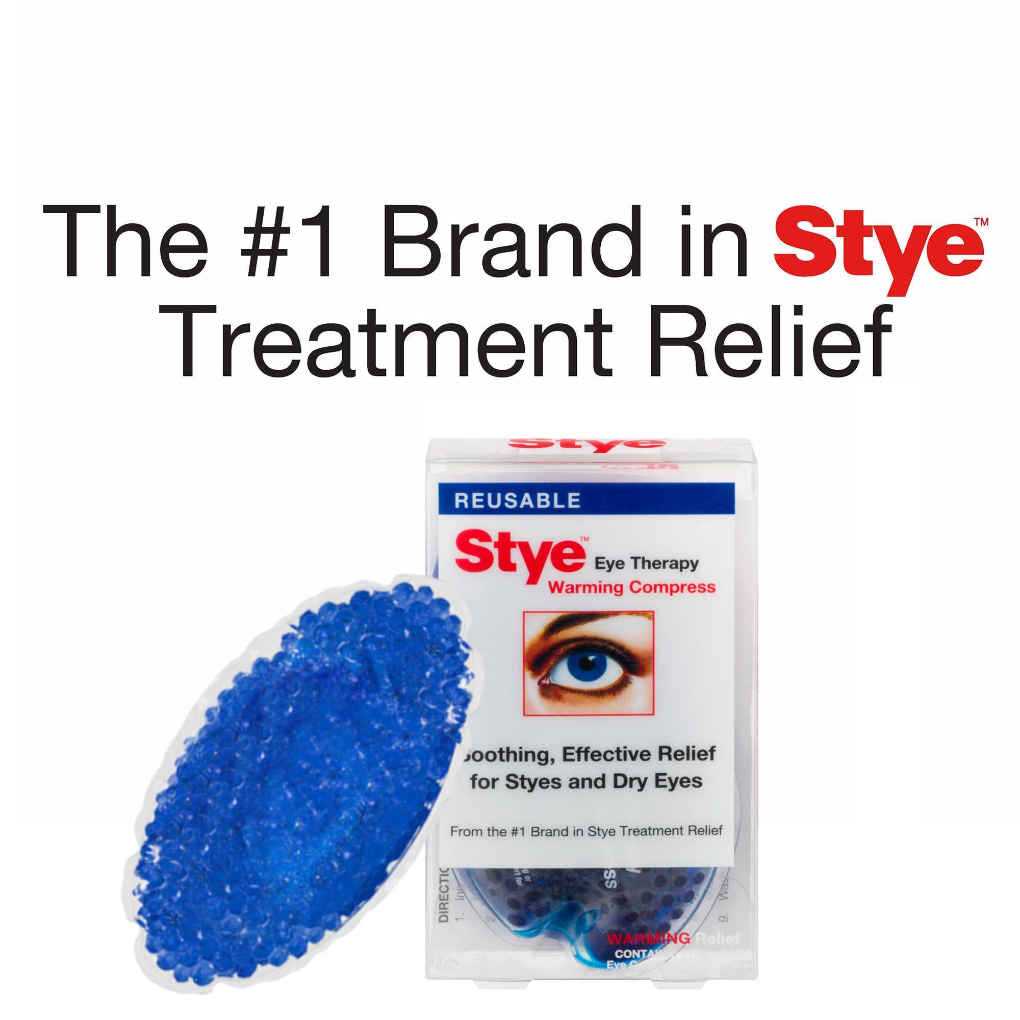 TheraTears Thera Tears Steralid Antimicrobial Eyelid Cleanser and Stye Eye Therapy Reusable Warming Compress