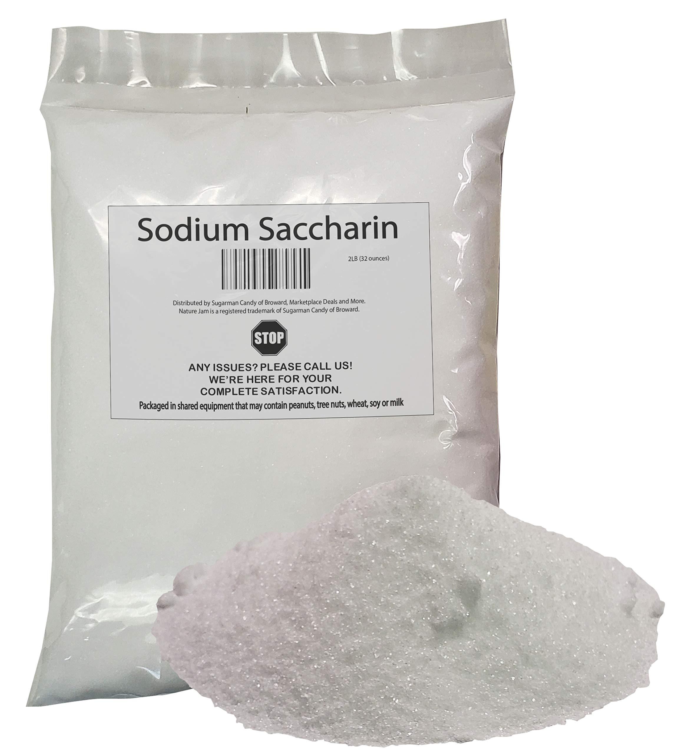 Naturejam Sodium Saccharin 2 Pounds-A Sugar Substitute & Artificial Sweetener-Used as Ingredient in Foods