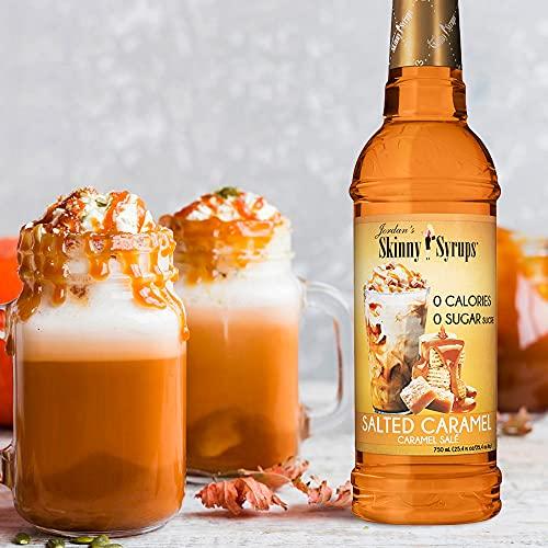 Jordan's Skinny Syrups Jordans Skinny Syrups Jordan Skinny Syrup Sugar Free Salted Caramel,one 25.4 ounce bottle