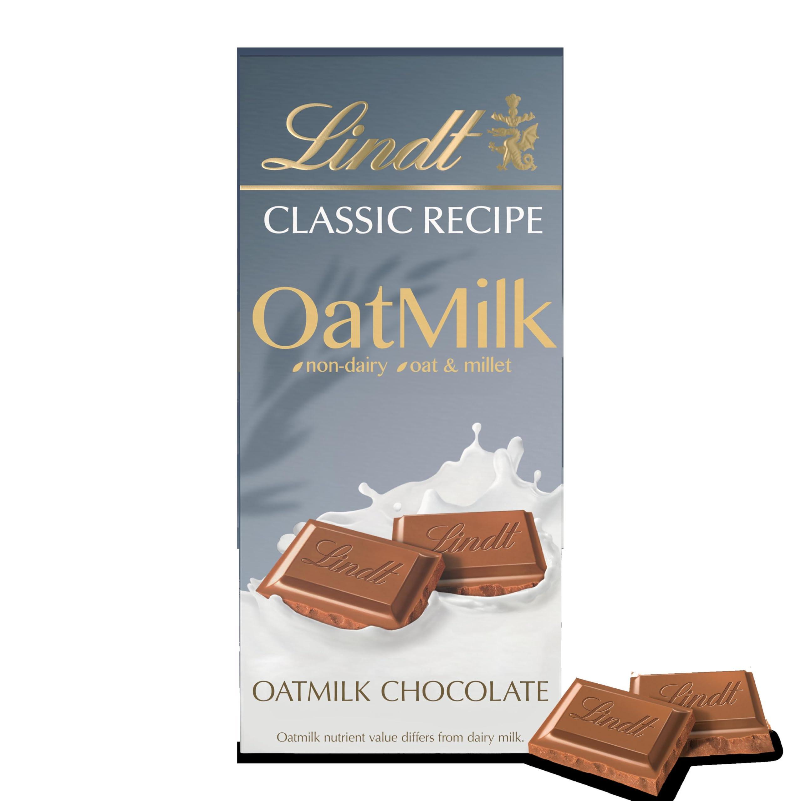 Lindt Lindt CLASSIC RECIPE OAT MILK Plain Chocolate Bar, 3.5 oz.