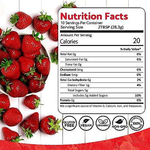 WELLNESS LABSRX Irish Sea Moss Gel Organic Raw - Wildcrafted Superfood Seamoss Gel - Strawberry Flavor, Vitamin and Mineral-Rich from Pristine Caribbean Waters, Immune and Digestive Health Support - 10 oz.