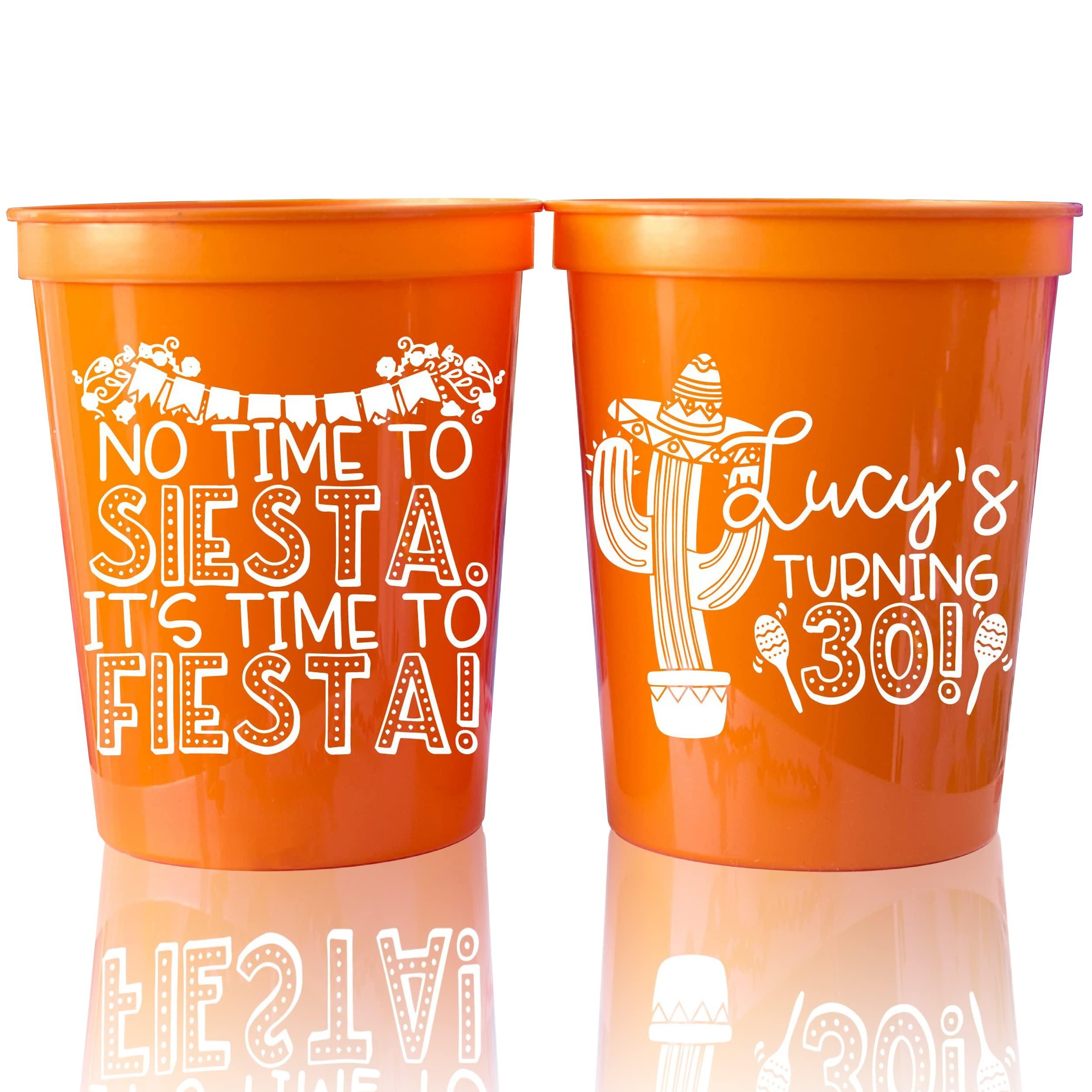 Grozon 1000PCS Custom Stadium Cups Personalized Plastic Cups Disposable Cups Bulk 16 oz Plastic Cups