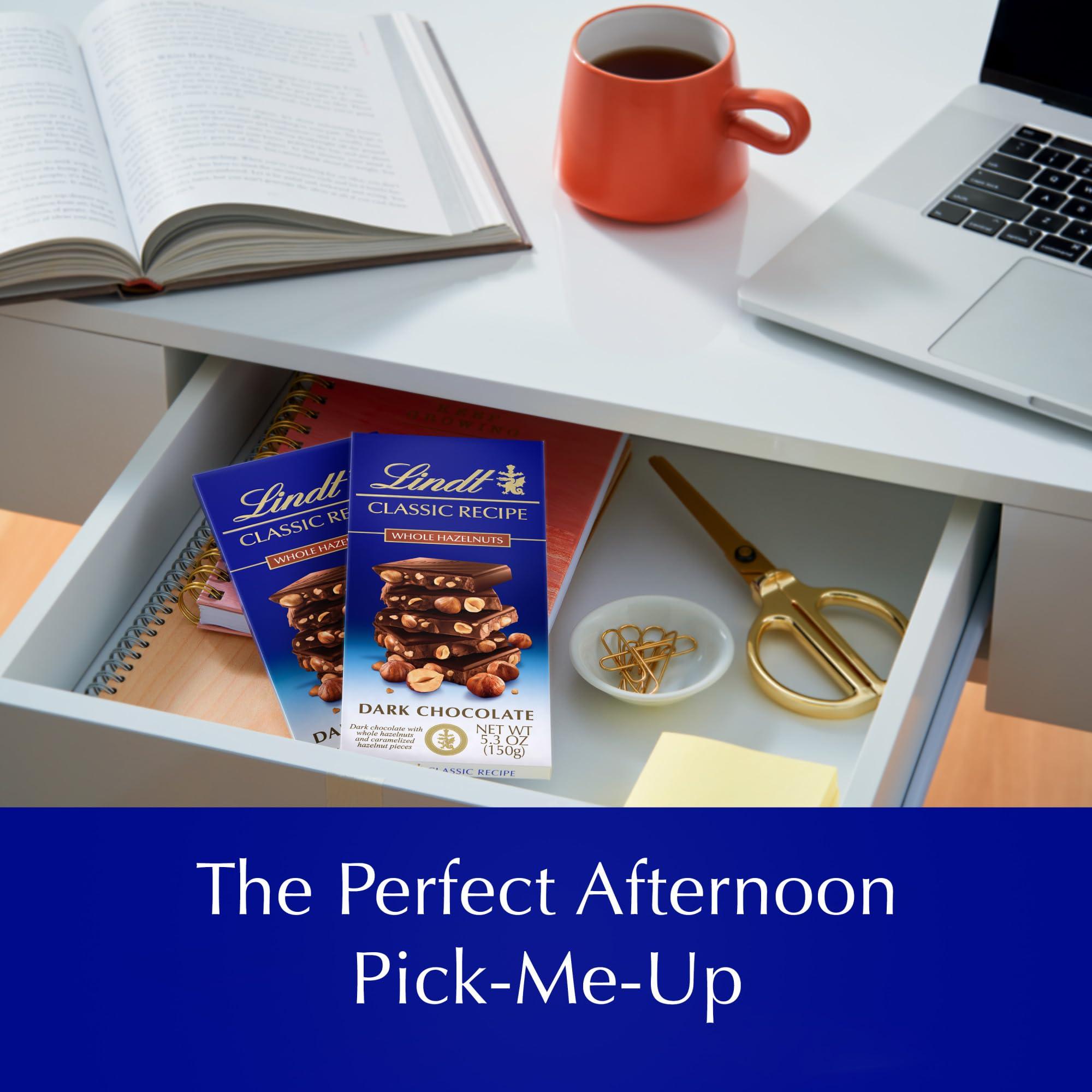 Lindt Dark Hazelnut Les Grandes Bar