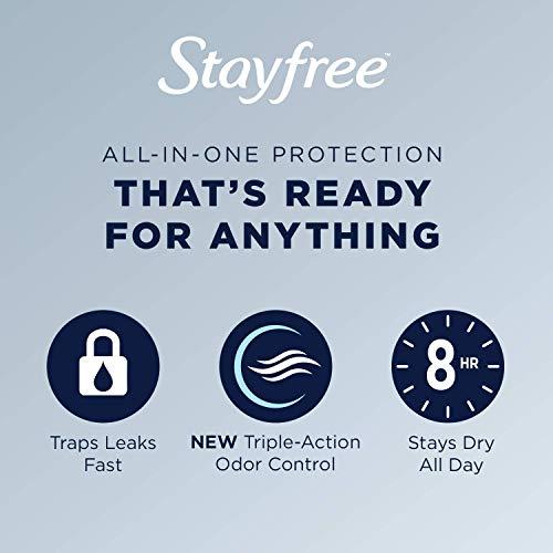Stayfree Stayfree Maxi Super Long Wingless Reliable Protection and Absorbency Pads For Women, 48 Count (Pack of 1)