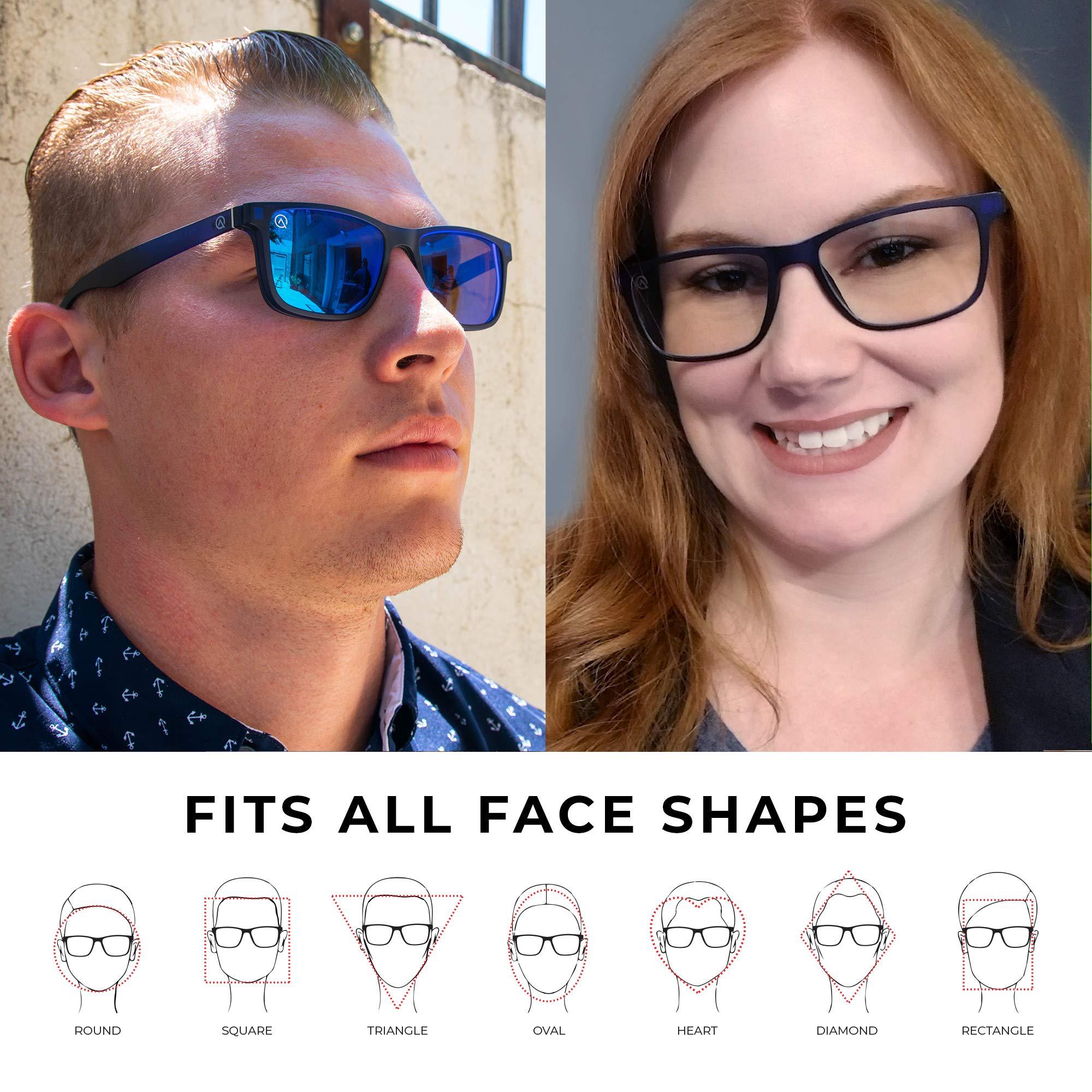 Gamer Advantage Gamer Advantage Blue Light Glasses - Lightweight, Stylish Gaming Glasses With Blue Light Blocking Lens Technology - (Inferno)