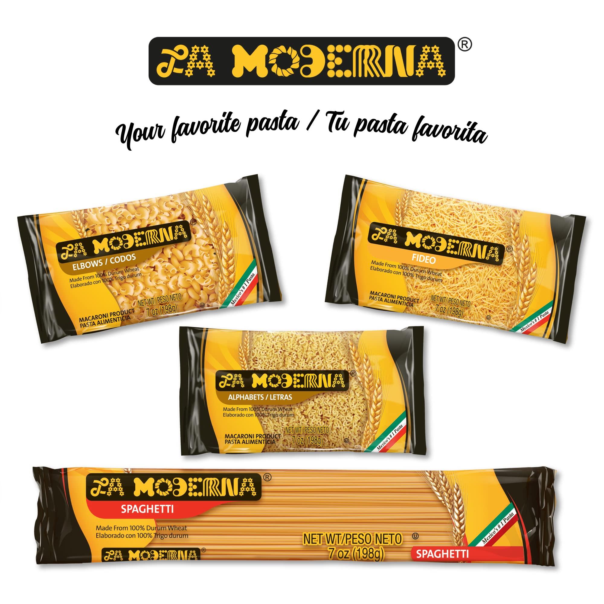 La Moderna La Moderna Fideo Pasta, Noodles, Durum Wheat, Protein, Fiber, Vitamins, 7 Oz