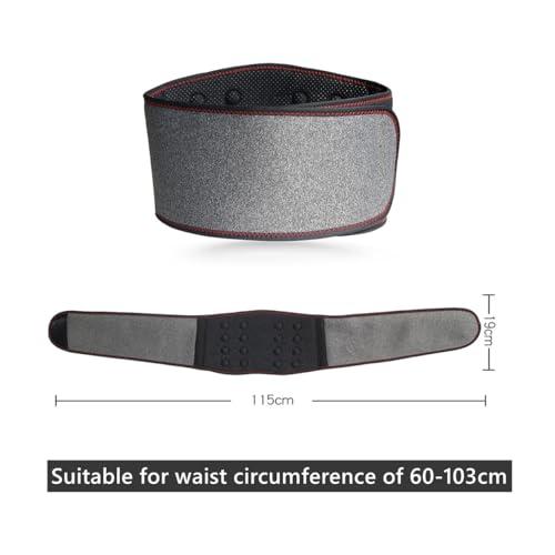 HKSICHENGKEJI Heating Lower Back Brace Cordless Back Support Belt for Pain Relief Heated Waist Belt Wrap with Heating Pad Adjustable Lumbar Support for Men Women Waist Protection Herniated Disc Scoliosis Sciatica