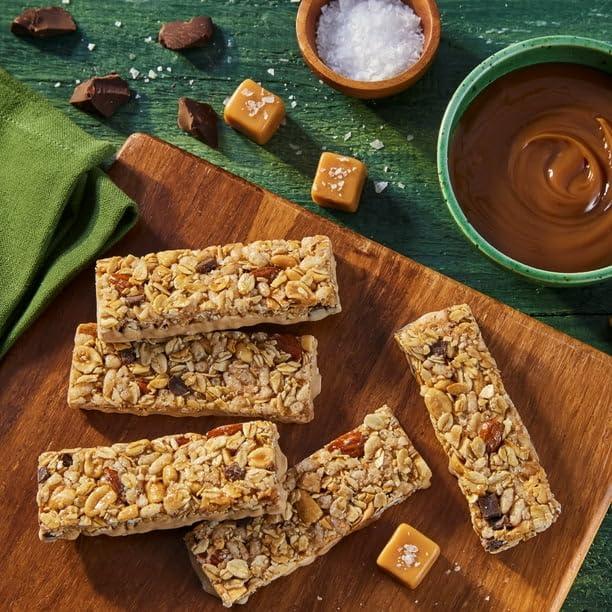 Generic Nature Valley Granola Bars, Sweet and Salty, Salted Caramel and Chocolate Flavor, 6 bars x 35 g, 210g/7.4 oz (Pack of 2) Shipped from Canada