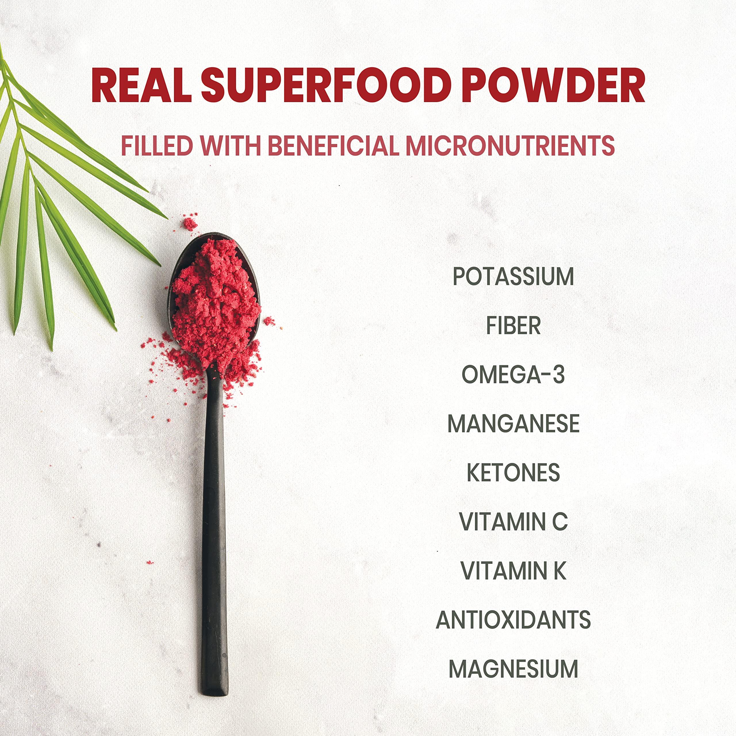 Jungle Powders Jungle Powder Berry Blast Bundle: 3.5oz Strawberry Powder & 7oz Raspberry Powder - Freeze Dried, Unsweetened, GMO-Free, Ideal for Baking, Smoothies, Flavoring, Additive-Free Fruit Extracts