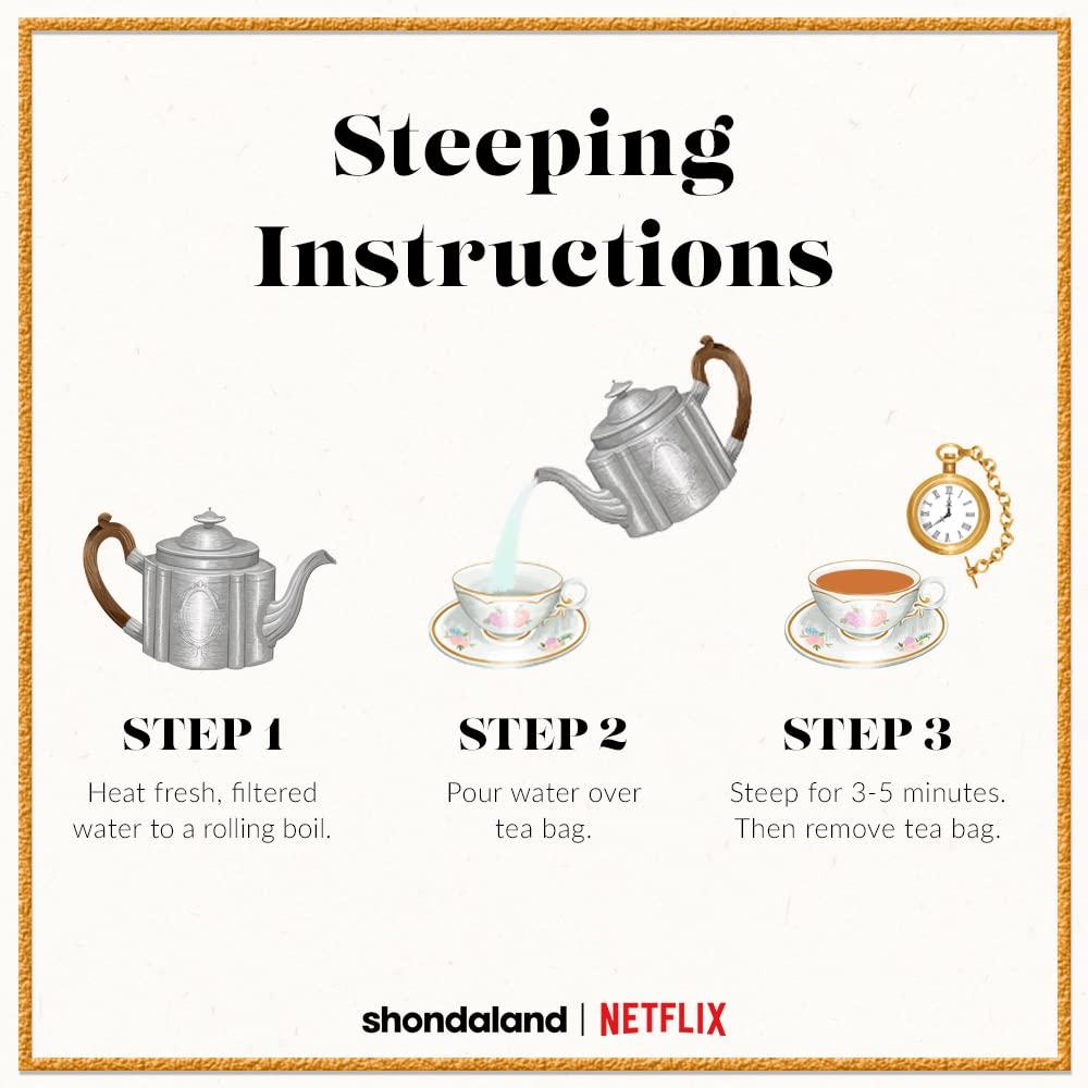 The Republic of Tea The Republic of Tea - Bridgerton Duke & Dutchess, Honey Breakfast Tea, 36 Tea Bags