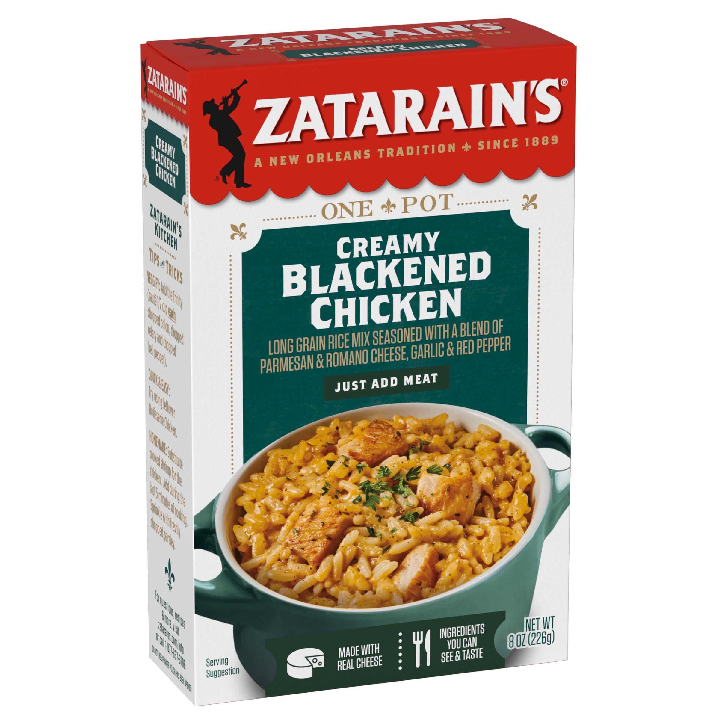 Zatarain\'s Zatarain\'s Creamy Blackened Chicken Rice, 8 oz (Pack of 12)