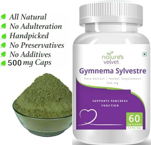 sewi78 Gudmar Capsules, Gymnema Sylvester,Controls Madhu Level & Improves 850 Mg (60 Vegetarian Capsules)