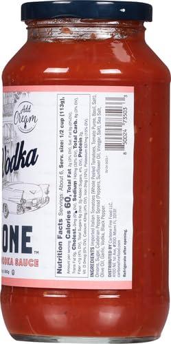 Carbone Carbone Spicy Vodka Pasta Sauce | World Famous Signature Recipe | Slow-Cooked with 100% Italian Tomatoes | Vegetarian, Gluten Free, Low Carb, Keto Pasta Sauce, 24 Fl Oz