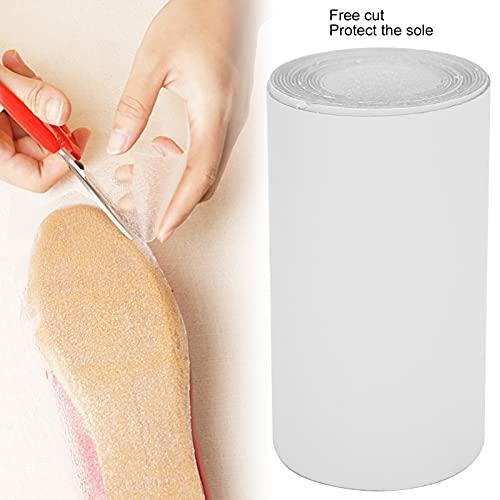 Wosune Shoes Sole Stickers, Sole Protector, Sole Protector for Sneakers Useful SelfAdhesive Sole Cover Protectors Transparency Fashionable for Any Shoes with Heels(1 Meter)