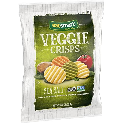 EatSmart Eatsmart Snacks, Veggie Crisps with Sea Salt, 1.25 Oz (Pack of 8)