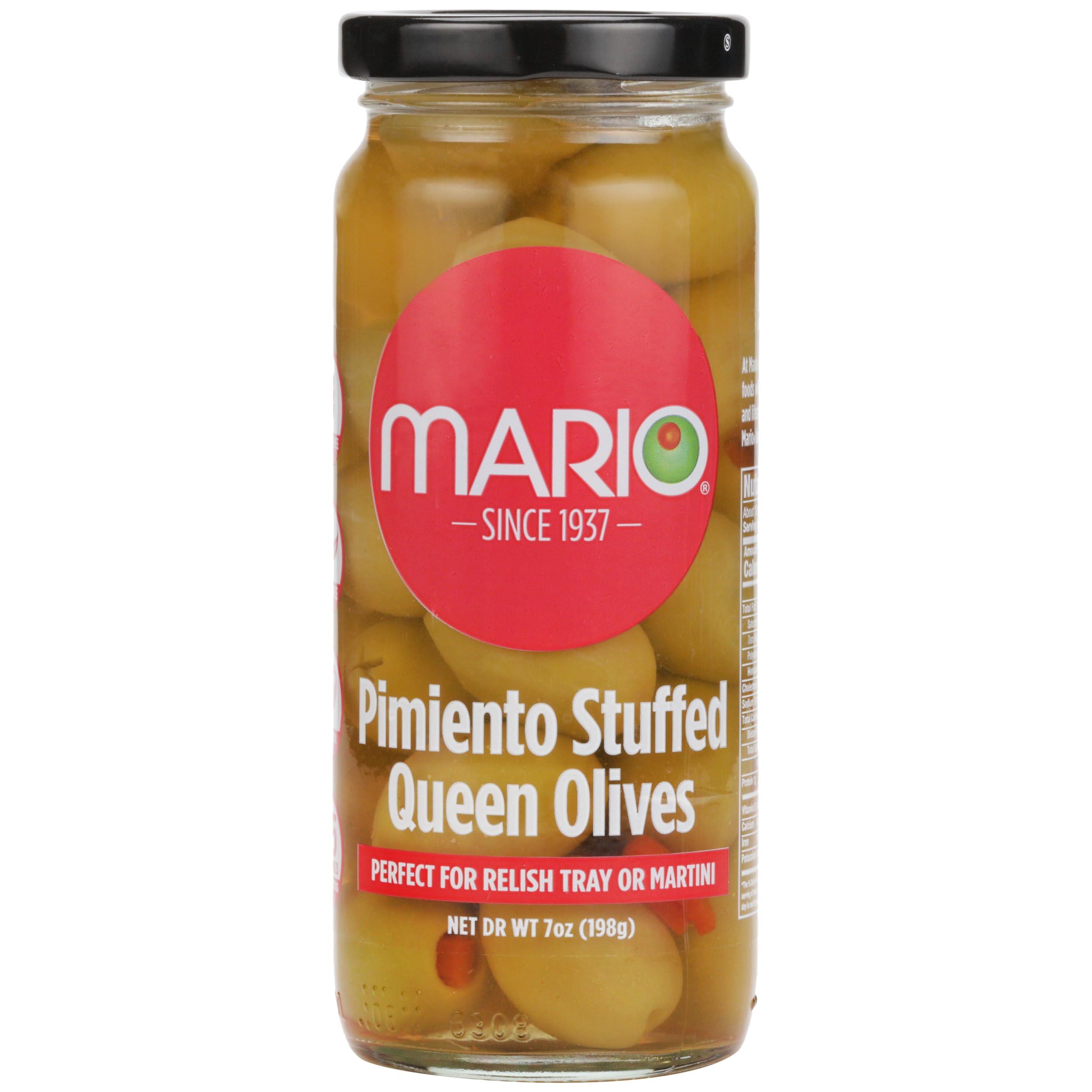 Mario Camacho Mario Camacho Foods Queen Olives Stuffed with Minced Pimiento, 7 Ounce