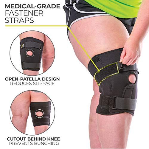 BraceAbility BraceAbility XXXXXL Plus Size Knee Brace - Bariatric Hinged Wraparound Support for Large Legs and Big Thighs, Meniscus Tears, Arthritis Joint Pain, Tendonitis, Ligament Injuries and Sprains (5XL)