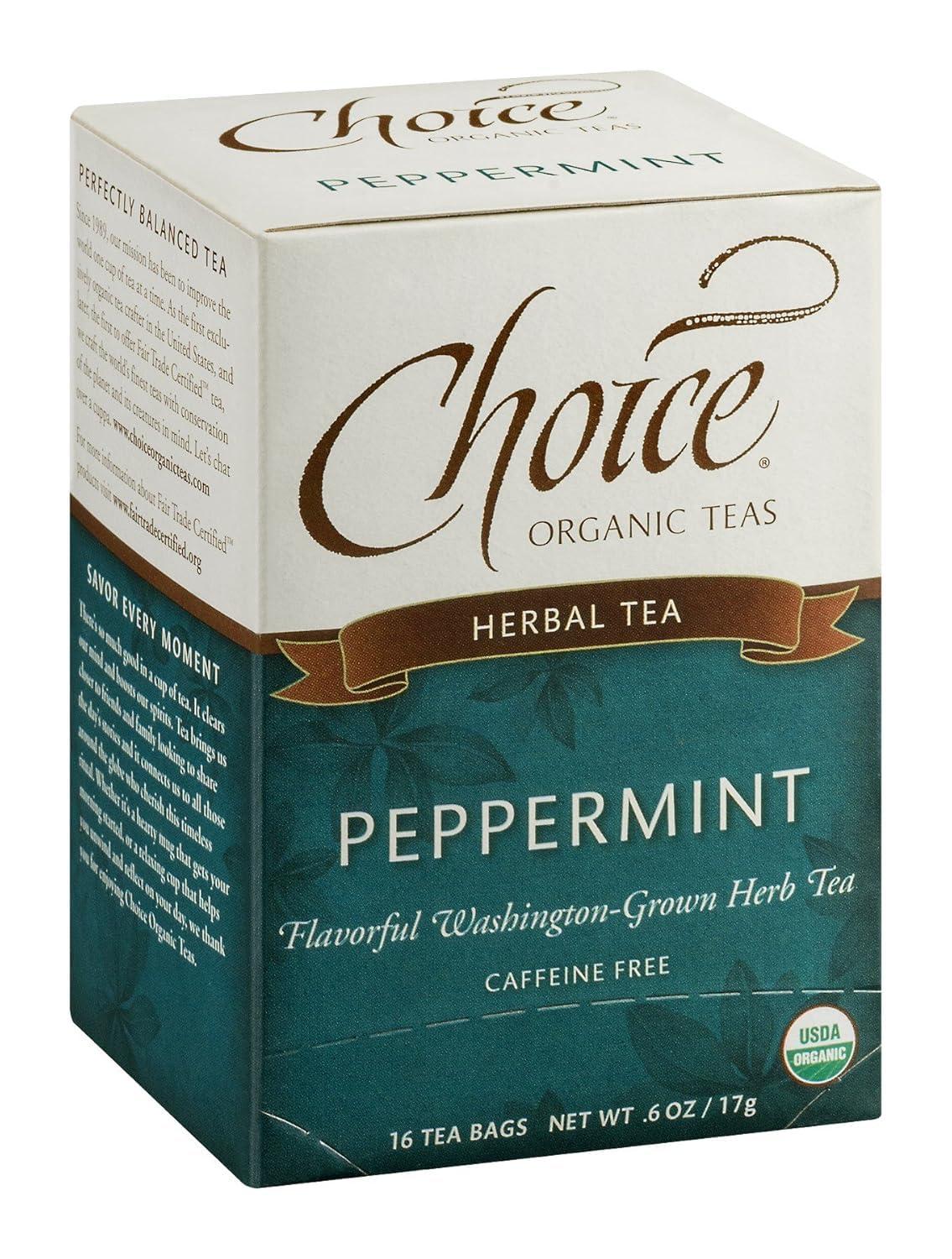 Choice Organics Choice Tea Tea Peppermint Org