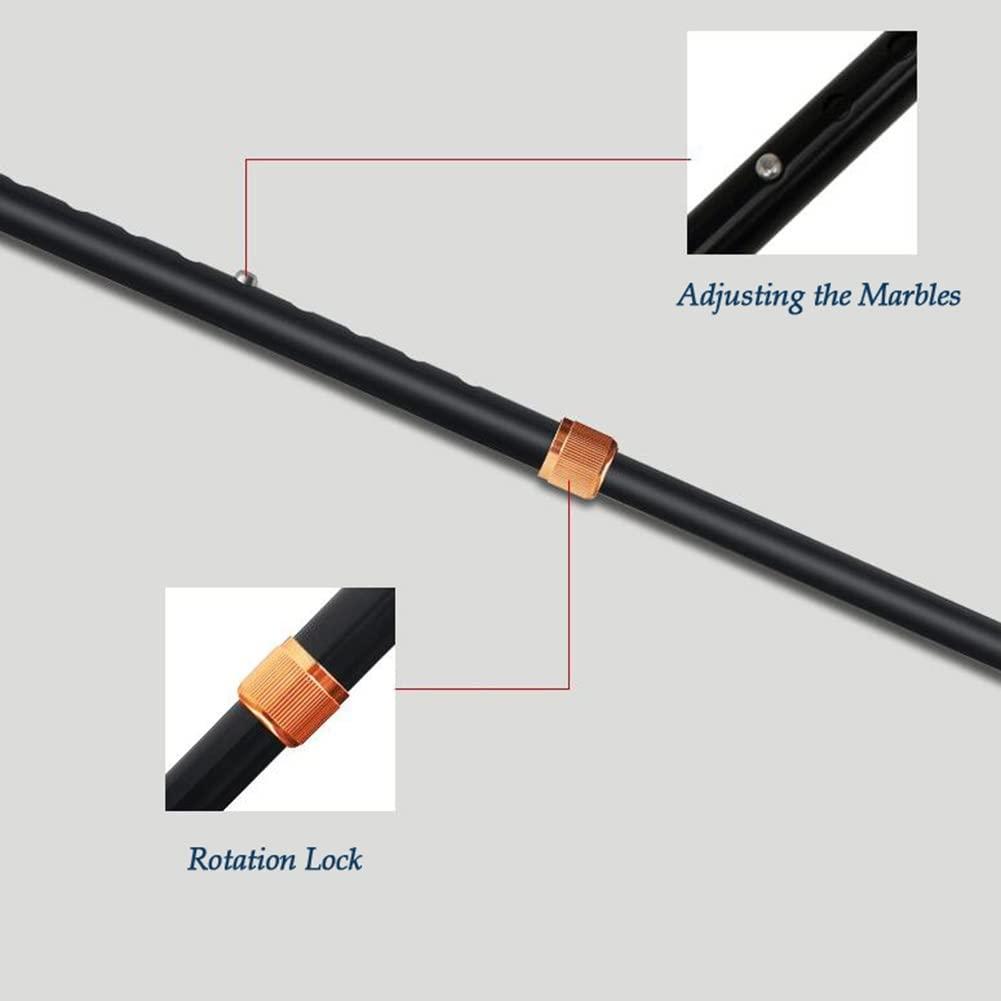 JJ Home JJ Home Cane for Men & Women,Adjustable Walking Stick,Mobility Aid for Elderly, Seniors & Handicap (360 Swivel Base)