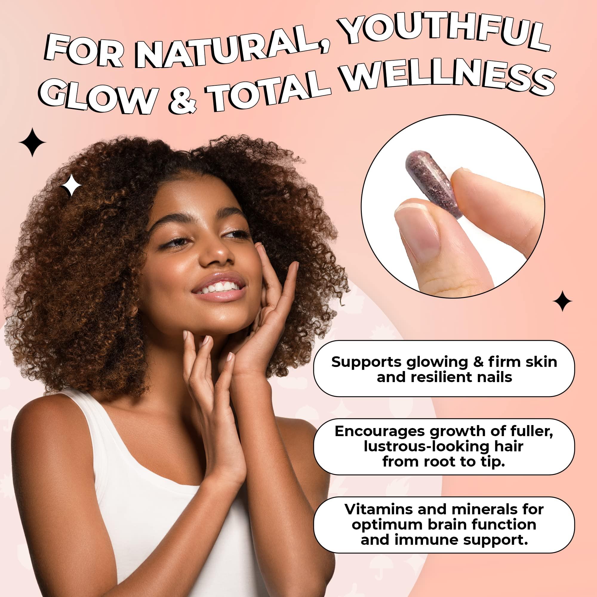 Future Kind Future Kind Vegan Collagen - Supports Collagen Production with Biotin and Vitamin C (60 Capsules in Glass Bottle)