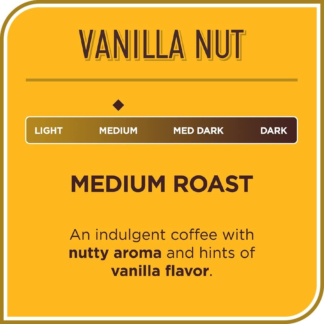 Don Francisco's Don Francisco's Vanilla Nut Flavored Medium Roast (100) + Hawaiian Hazelnut Flavored Med. Roast (100), 200 Recyclable Single-Serve Coffee Pods, Compatible with K-Cup Keurig Coffee Maker (Incl. 2.0)