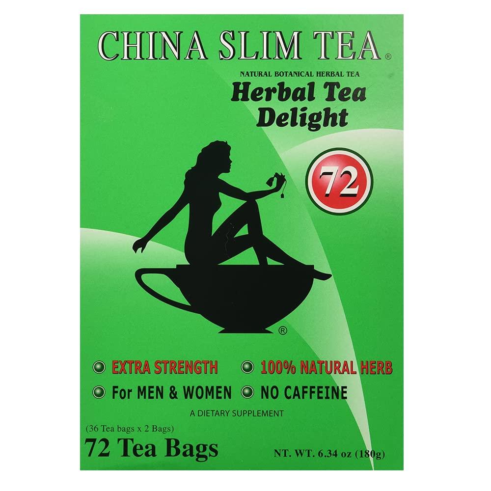 China Slim China Slim Dieter's Tea Delight, Large 6.34oz/180g, 72-Count Pack of 2