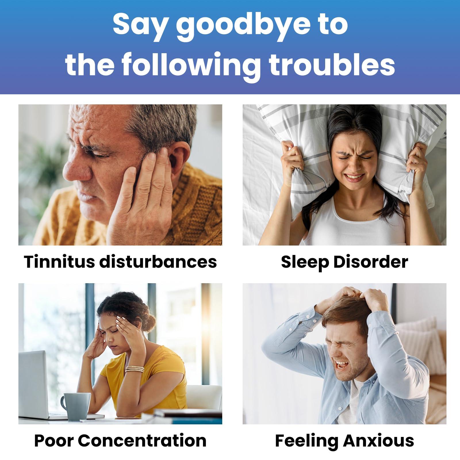 Elikadur 1500 MG Tinnitus for Ringing Ears, Tinnitus Supplement for Ear Ringing, Proprietary Herbal Blend, Ear Tinnitus for Women Men, (60 Caps, 2-Pack)