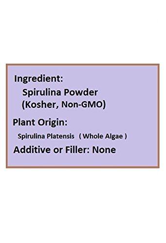NuSci NuSci100% Spirulina Powder Pure Fresh Kosher Energy Non-Irradiated (5000 Grams (11 lb))