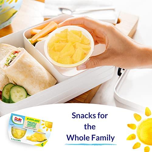 Dole Dole Pineapple Tidbits, 4 Oz, 4 Ct