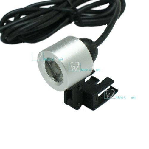 Dental Lab Surgical Medical Binocular Eye Loupe Glass 3.5X Amplification Magnifier with Led Headlight Clip Type