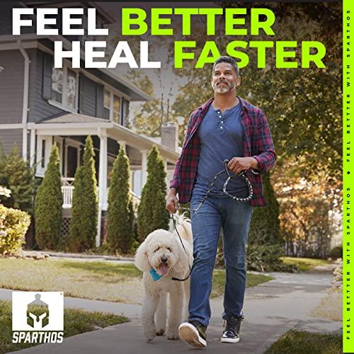 Sparthos Sparthos Knee Compression Sleeves by (Pair) - Support for Sports, Running, Joint Pain Relief - Knee Brace for Men and Women Walking Cycling Football Tennis Basketball Hiking Workout Jogging (Beige-S)